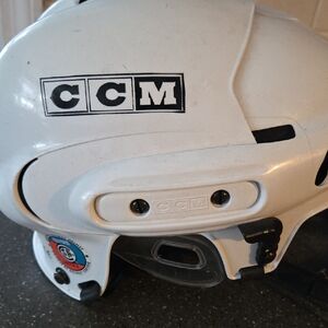 CCM Classic White Helmet